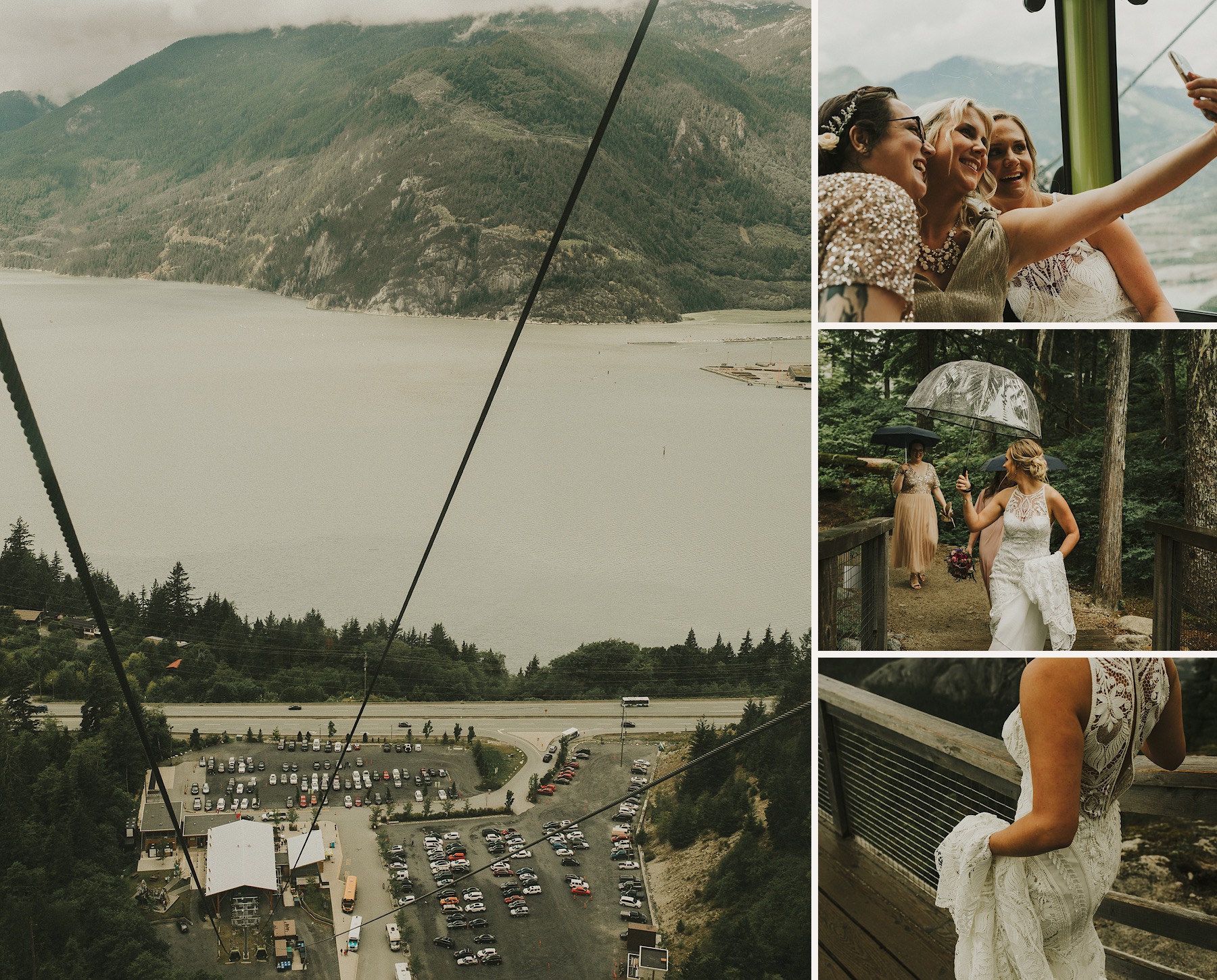 A Sea to Sky Gondola Squamish summer wedding pnw