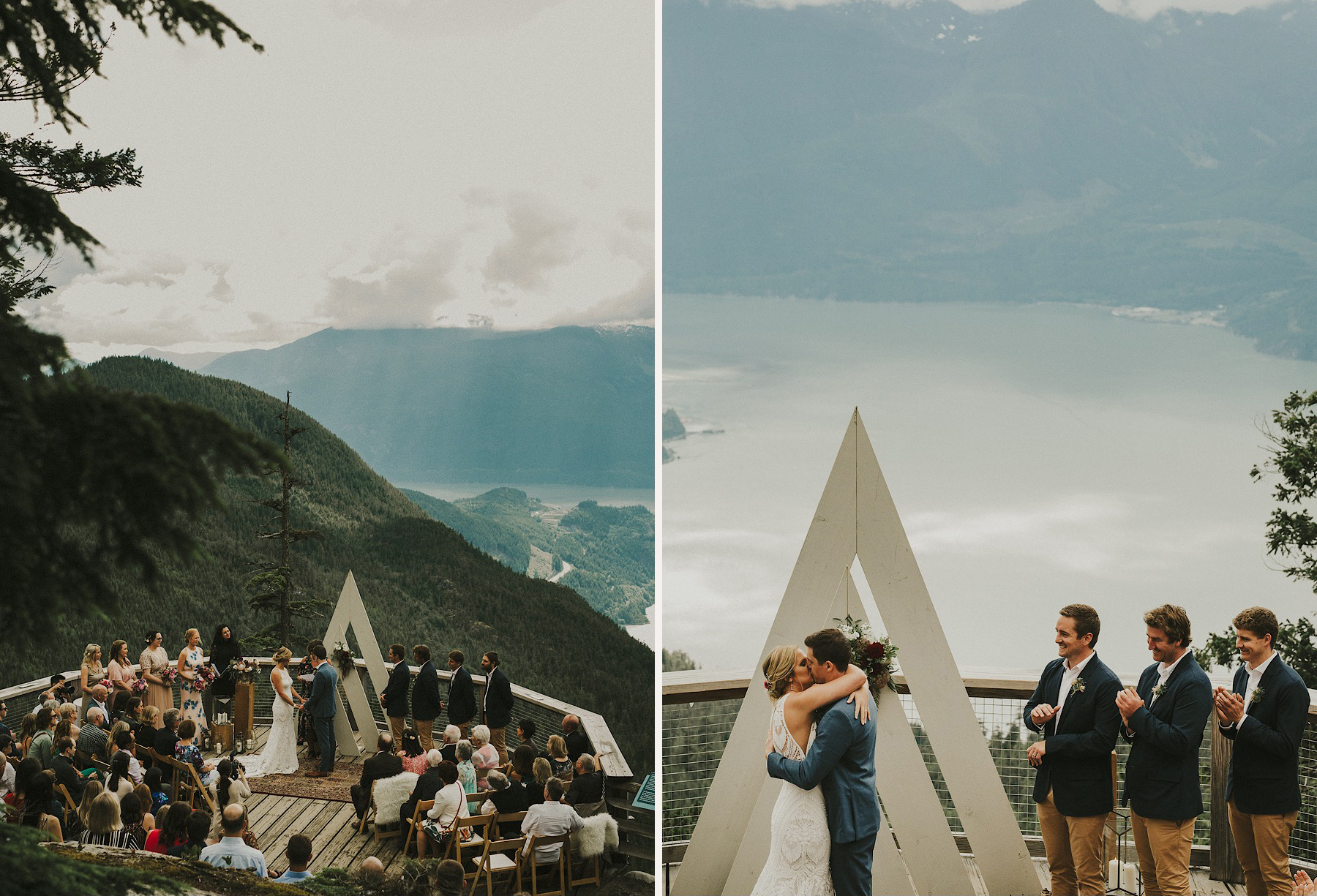A Sea to Sky Gondola Squamish summer wedding pnw